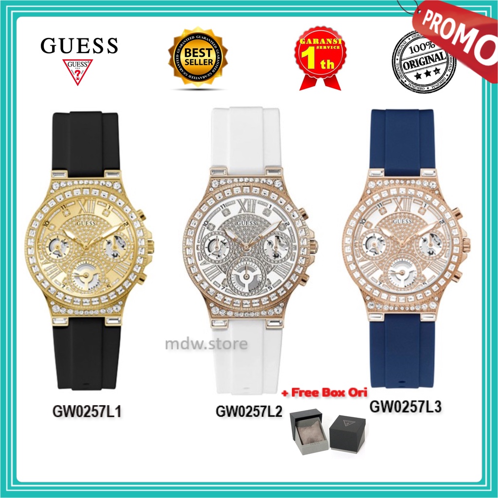 Guess Original Type GW0257L1 GW0257L2 GW0257L3 Jam Tangan Wanita