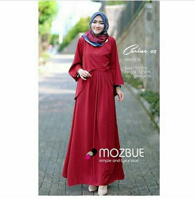 Corine Dress DRESS MUSLIM, baju wanita, baju gamis, dress, gamis, Baju gamis, fashion wanita