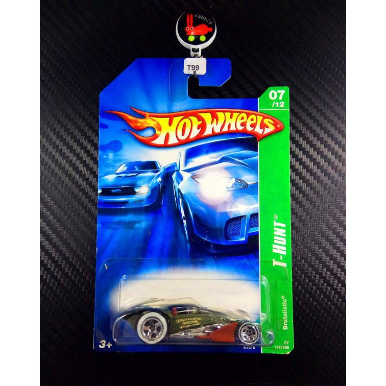 T-99 Hot Wheels Treasure Hunt Brutalistic Ban Plastik Terlaris