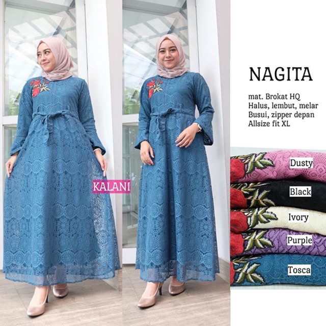 Nagita Dress Brokat