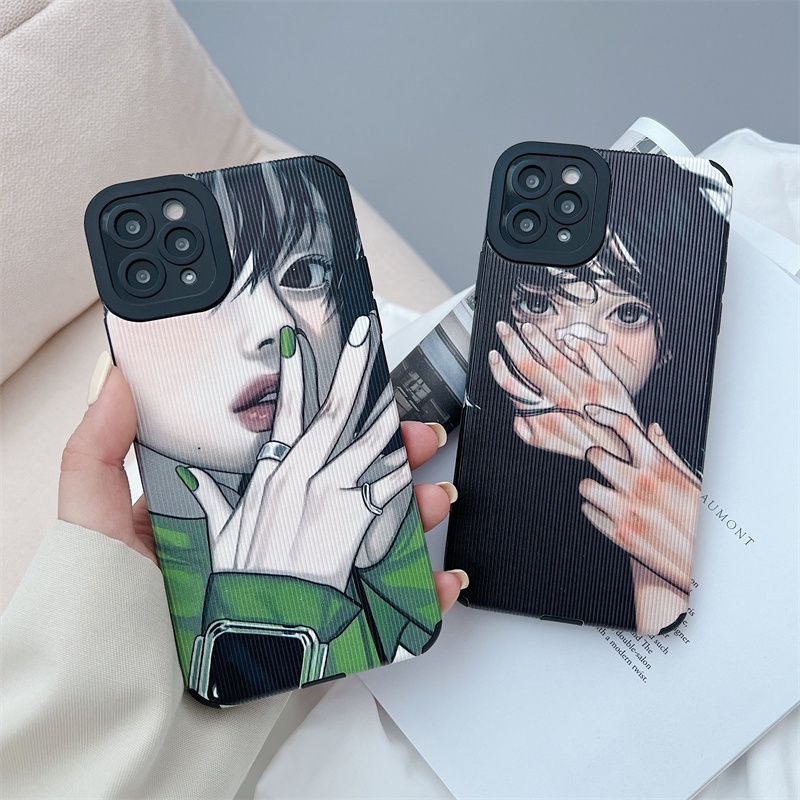 Soft case Silikon Motif Kartun anime Jepang Untuk iphone 11 pro max 12 13 pro max X Xs max XR 7 8 plus se2020