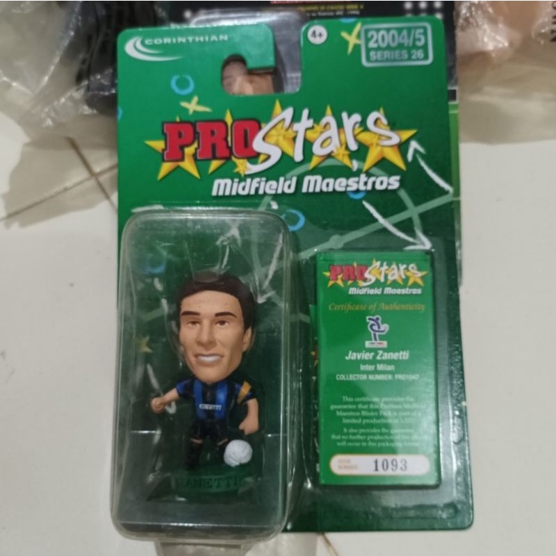 Javier Zanetti - Inter Milan Intermilan - Prostar Prostars Corinthian Figure - Blister Pack