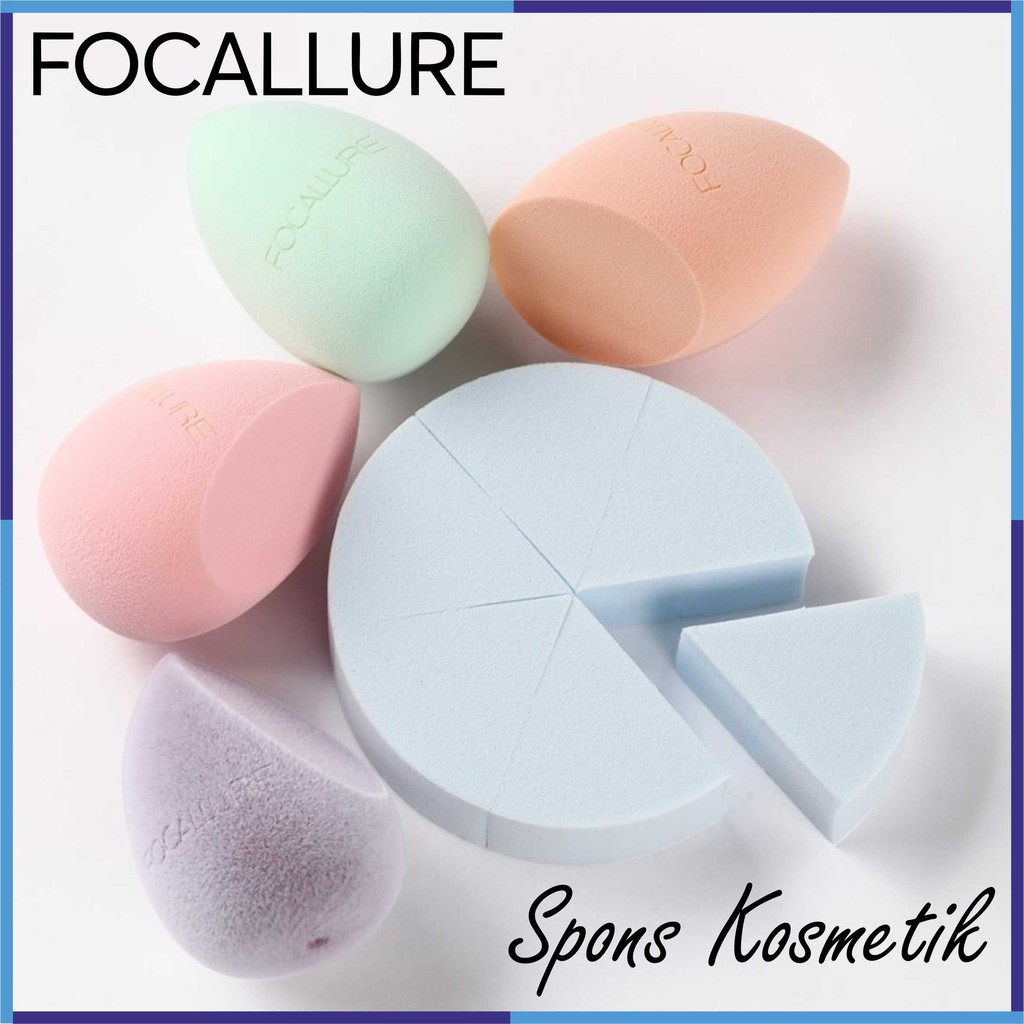 FOCALLURE Spons Kosmetik / Makeup Bebas Latex Sponge Soft