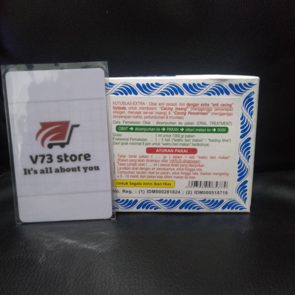 AKARI KUTUBLAS EXTRA 1 ML OBAT ANTI PARASIT IKAN ANTI CACING