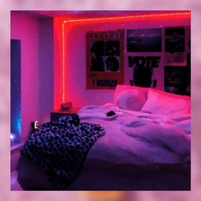Led Strips Lighting Tiktok Bedroom Aesthetic Shopee Indonesia