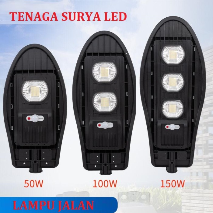 [WS]  Lampu jalan cobra / pju cobra solar cell /pju tenaga matahari 50w