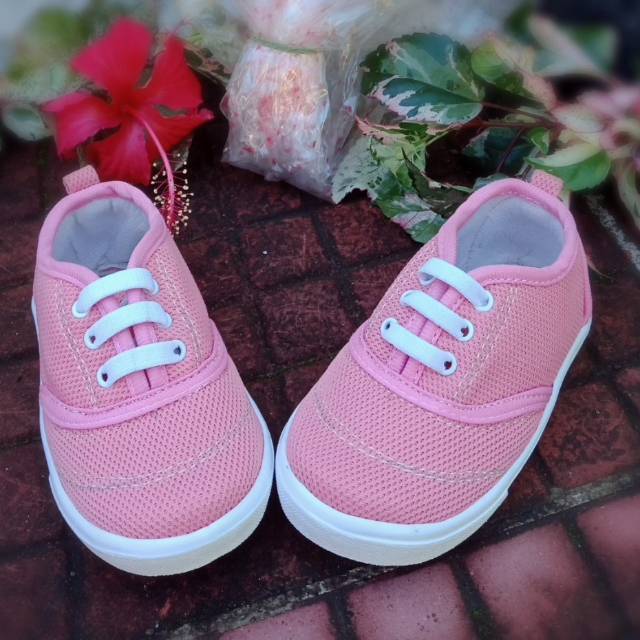 (FREE BOX) A Sepatu anak bayi tali slip on casual perempuan usia 1 2 3 tahun lucu murah unik kk