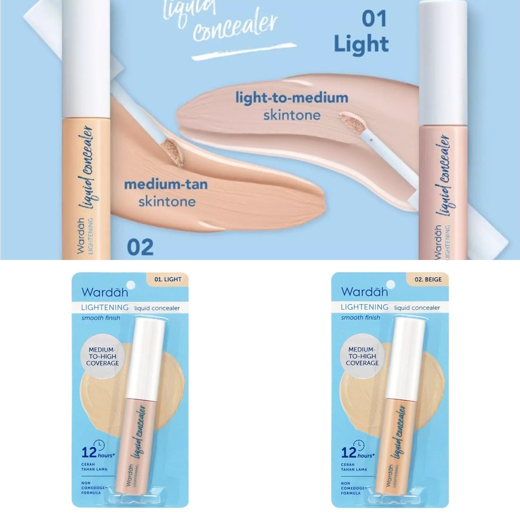 (INEED) WARDAH Lightening Liquid Concealer 7g - Smooth Finish