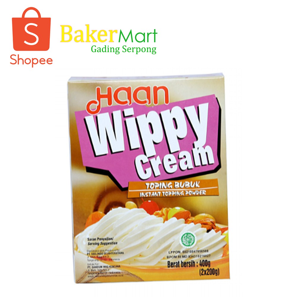 

Haan Wippy Cream Bubuk 400Gr