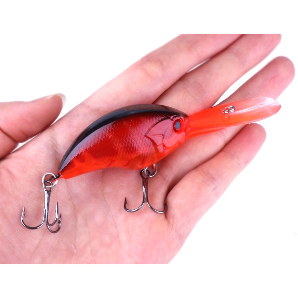 HENGJIA 1pcs 9cm/13g CrankBait Minnow Umpan Pancing Fishing Lure Ikan bait Memancing Peralatan