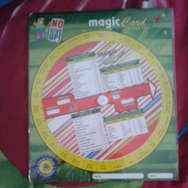 Magic card fisika