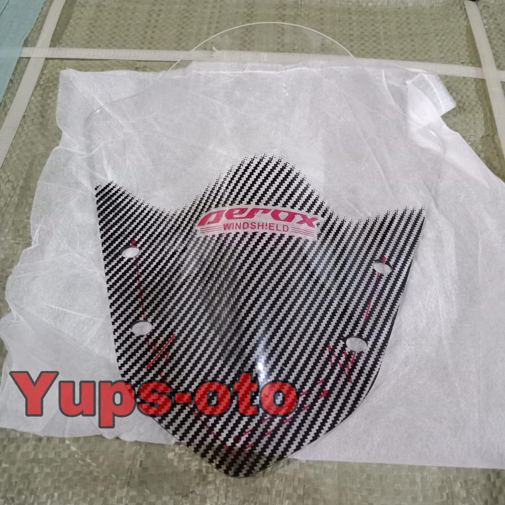 Visor Windshield Carbon Karbon Yamaha Aerox 155 Jenong Kualitas Best Import