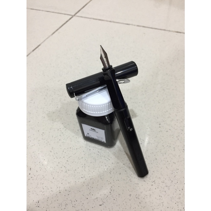 

Jinhao Fountain Pen LS + Ink. Paket Pena Tinta Botol Fulpen Model Lamy promo