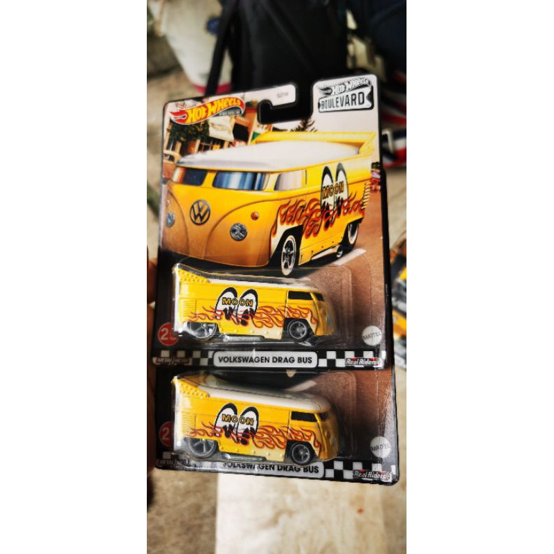 Hot Wheels Paket A Drag Bus Boulevard Mooneyes