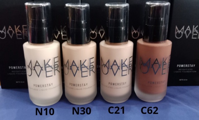 MAKE OVER POWERSTAY WEIGHTLESS LIQUID FOUNDATION 33 Ml @MJ