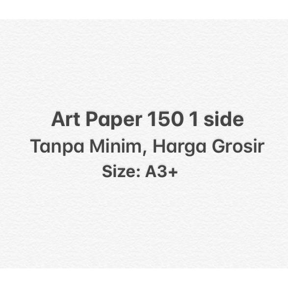 

Print poster A3+ Art Paper 150gsm satu sisi fullcolor PROMO