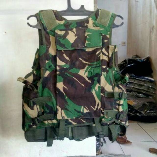 TSK Rompi serbu/rompi tempur/rompi loreng asli pembagian tni/rompi airsoftgun/rompi tactical/rompi