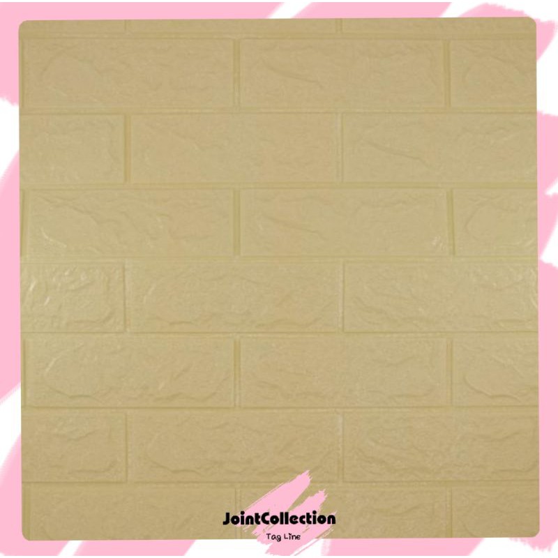 WALLFOAM STIKER BATA COKLAT