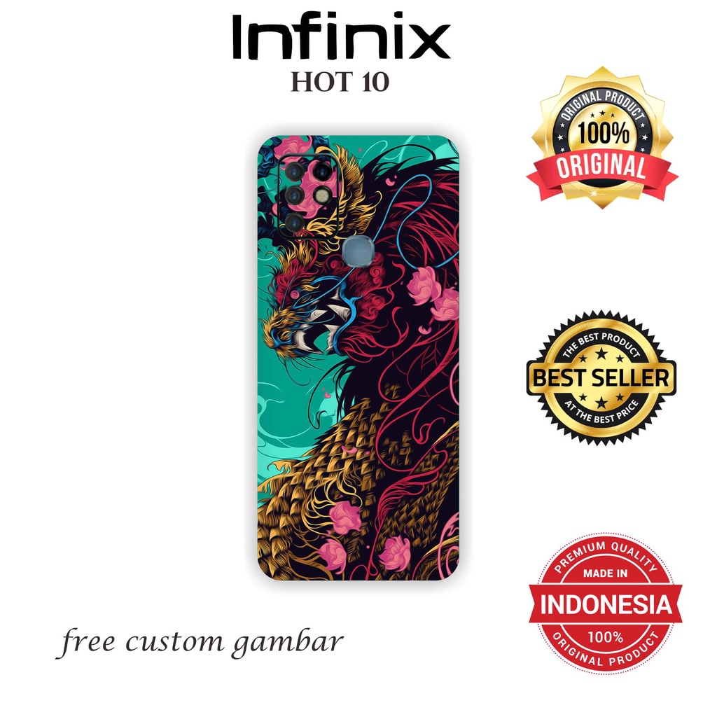 CUSTOM GARSKIN/STICKER HANDPHONE INFINIX HOT 10