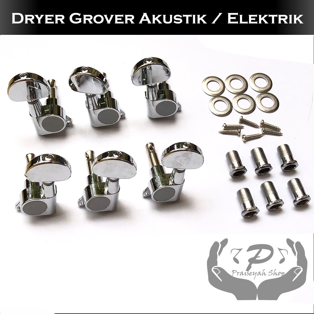 Dryer Grover Gitar Putaran Senar Tuning String Guitar Akustik Elektrik