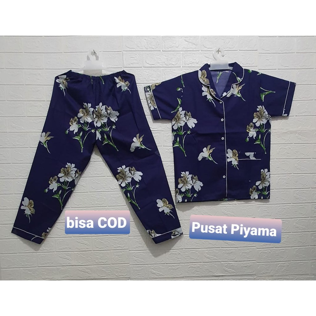 BAJU TIDUR WANITA KARAKTER CP / PIYAMA MOTIF KARAKTER / PIYAMA KARAKTER LUCU / BAJU TIDUR CEWEK-MELINDA ROSE NAVI