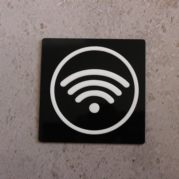 

Sign Akrilik Free Wifi Mini | Sign Acrylic Wifi Keren