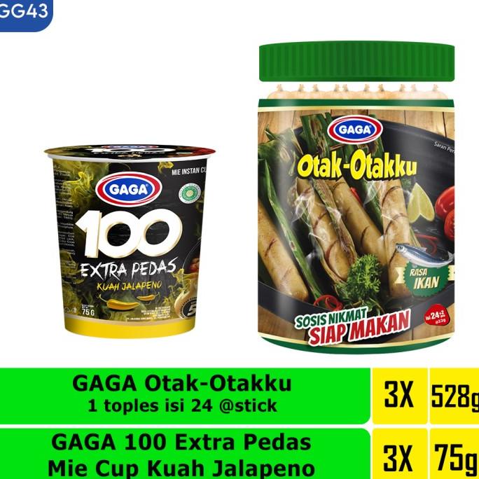 

GAGA Otak-otakku 3 toples GRATIS 3 pcs Mie Cup Kuah Jalapeno (43)