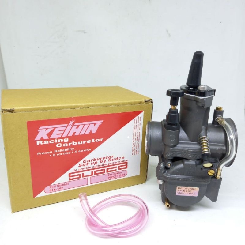 Karburator Keihin Sudco Black Pwk 28, Original Setingan Easy , Universal Motor , Karbu Keihin Sudco Japan Pwk 28mm Hitam