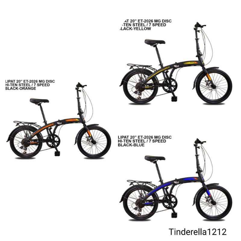 Sepeda Lipat 16" Exotic 2026 MG VT V Brake