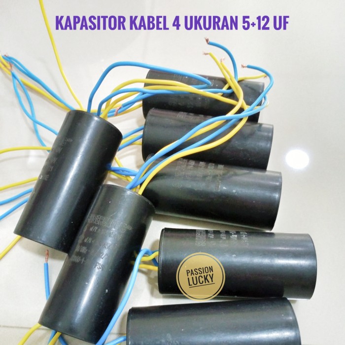 mke.5dc Kapasitor 5+12Uf Kabel 4 Mesin Cuci E5Aenb