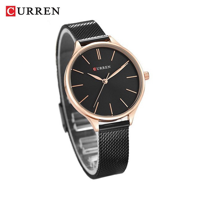 CURREN 9024 Jam Tangan Wanita Analog Rantai Pasir WK-SBY