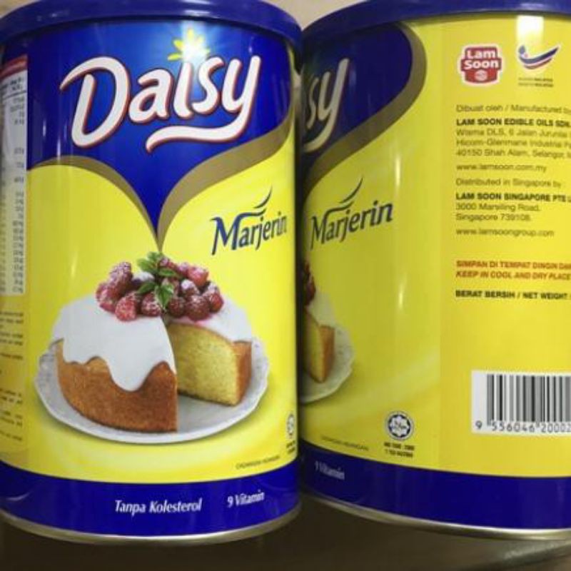 Daisy Marjerin 1KG / Margarin Malaysia / Mentega / Bahan Kue / Mentega Premium