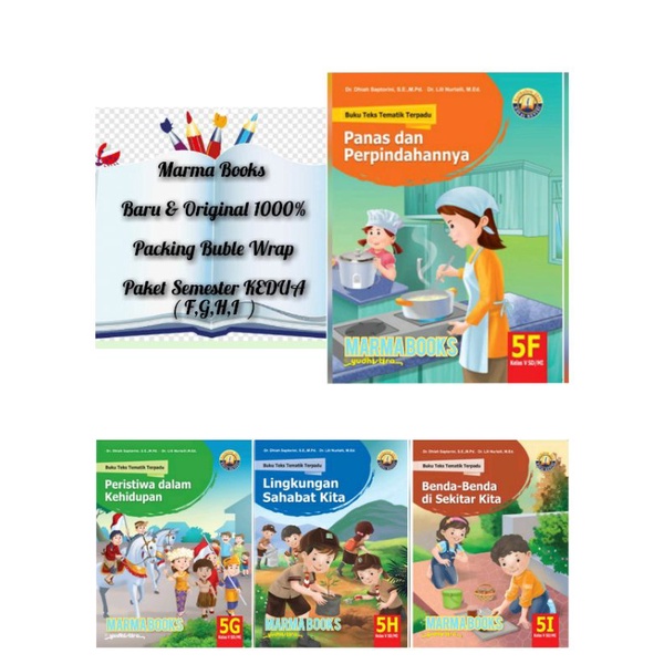 PAKET Buku Tematik Terpadu SD 5F 5G 5H 5I K13N Yudistira / Buku Tematik Terpadu Kelas 5 SD