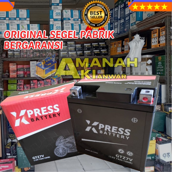 Jual AKI Kering XPRESS GTZ7V / AKI MOTOR / AKI Yamaha NMAX Series 2015