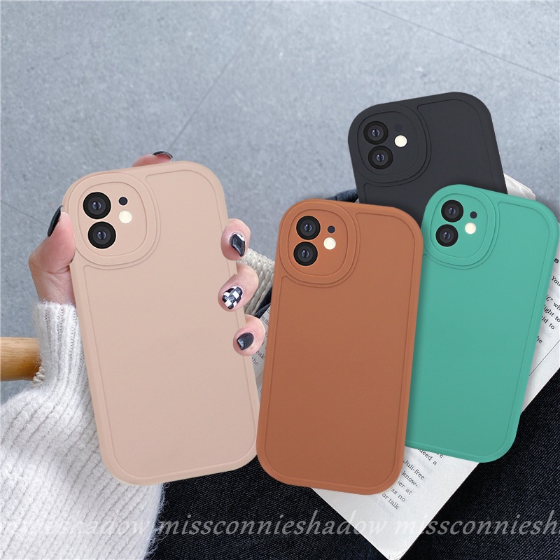 Casing Soft Case Tpu Warna Polos Untuk iPhone 7Plus / 8Plus / 11 / 13 / 12pro Max / XR / X / XS Max / 7 / 8 SE