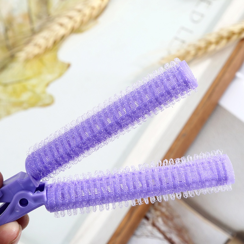 Natural Fluffy Hair Clip Curly Hair Plastic Hair Root Fluffy Clip Bangs Self-Adhesive Curler Hair Styling Clip Hairpins Hair Accessories