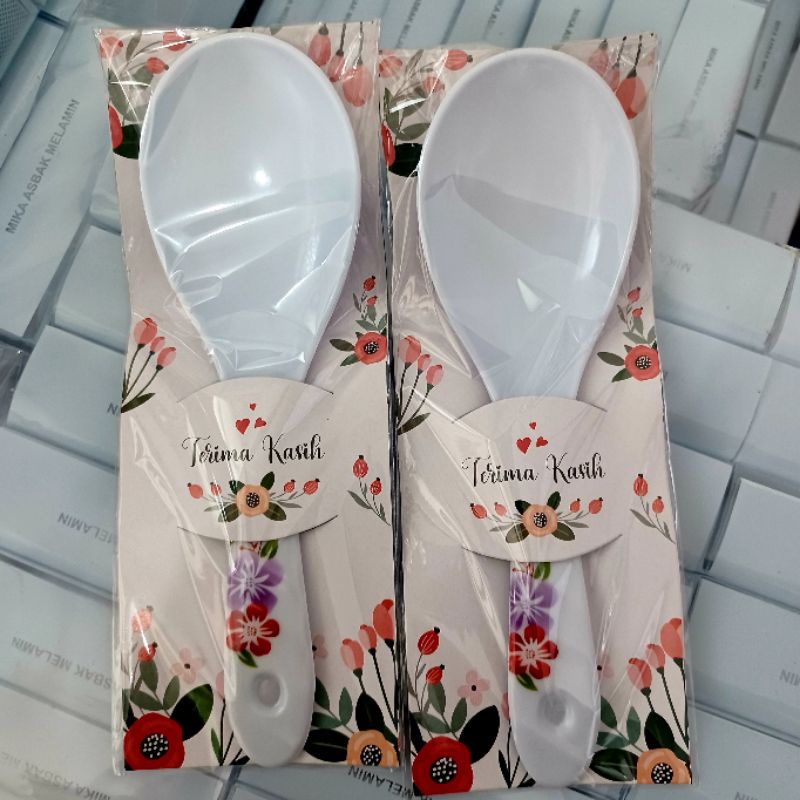 Souvenir centong melamin kemas alas sovenir pernikahan
