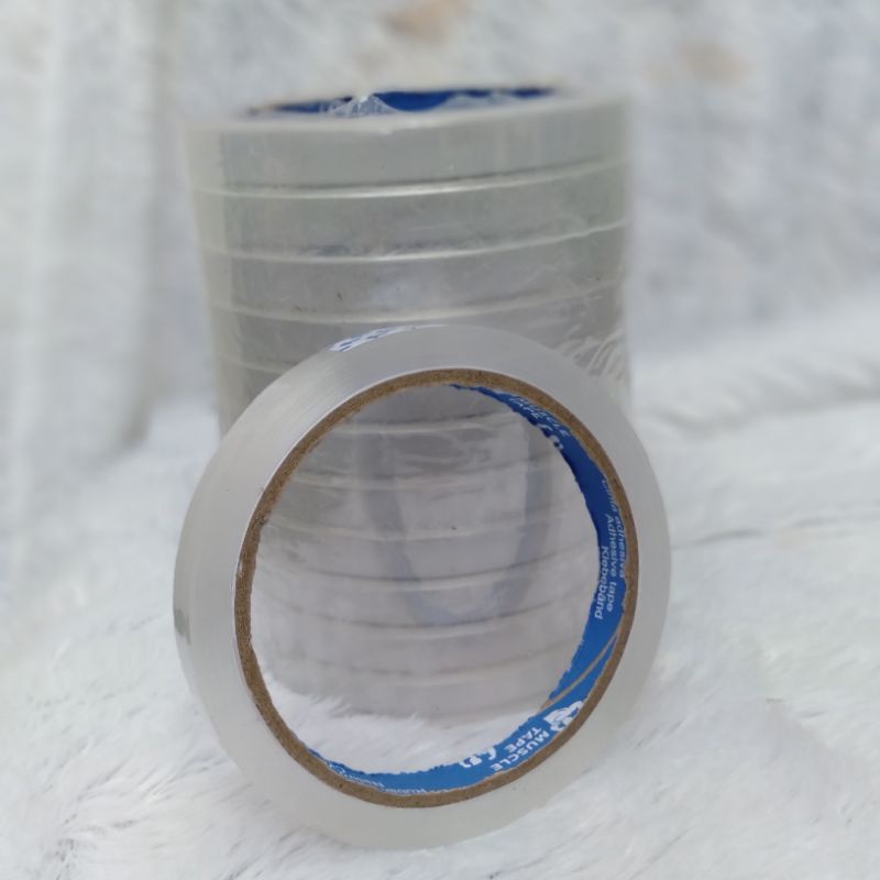 

isolasi bening 1/2 inch, solasi, lem uhu perekat