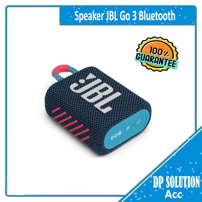 Speaker Jbl - Speaker Portable Jbl Go 3 Original Bluetooth Speaker
