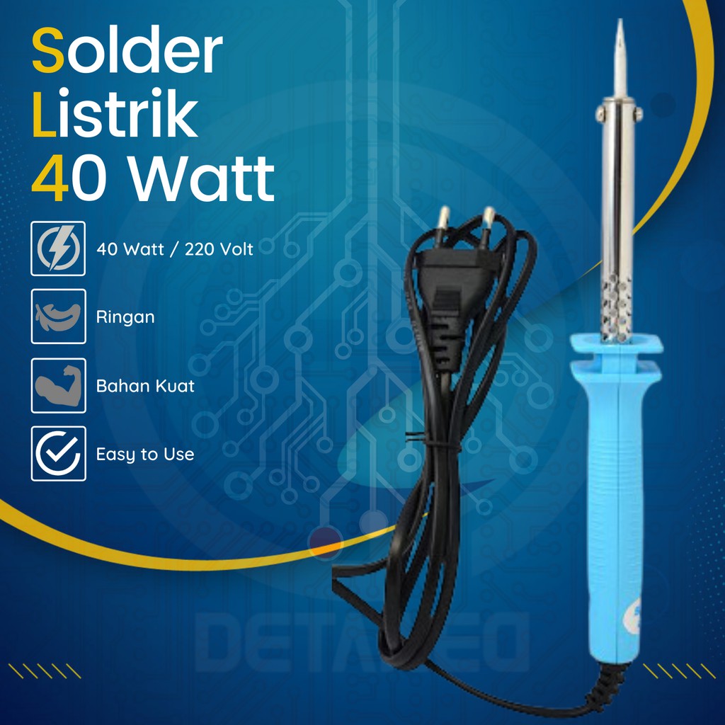 Solder HP Timah Listrik Soldering Iron 40 Watt Murah