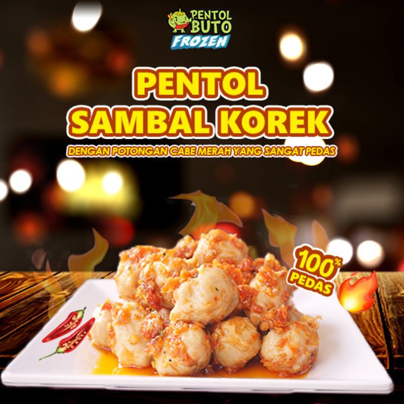 

pentol mini sambal korek