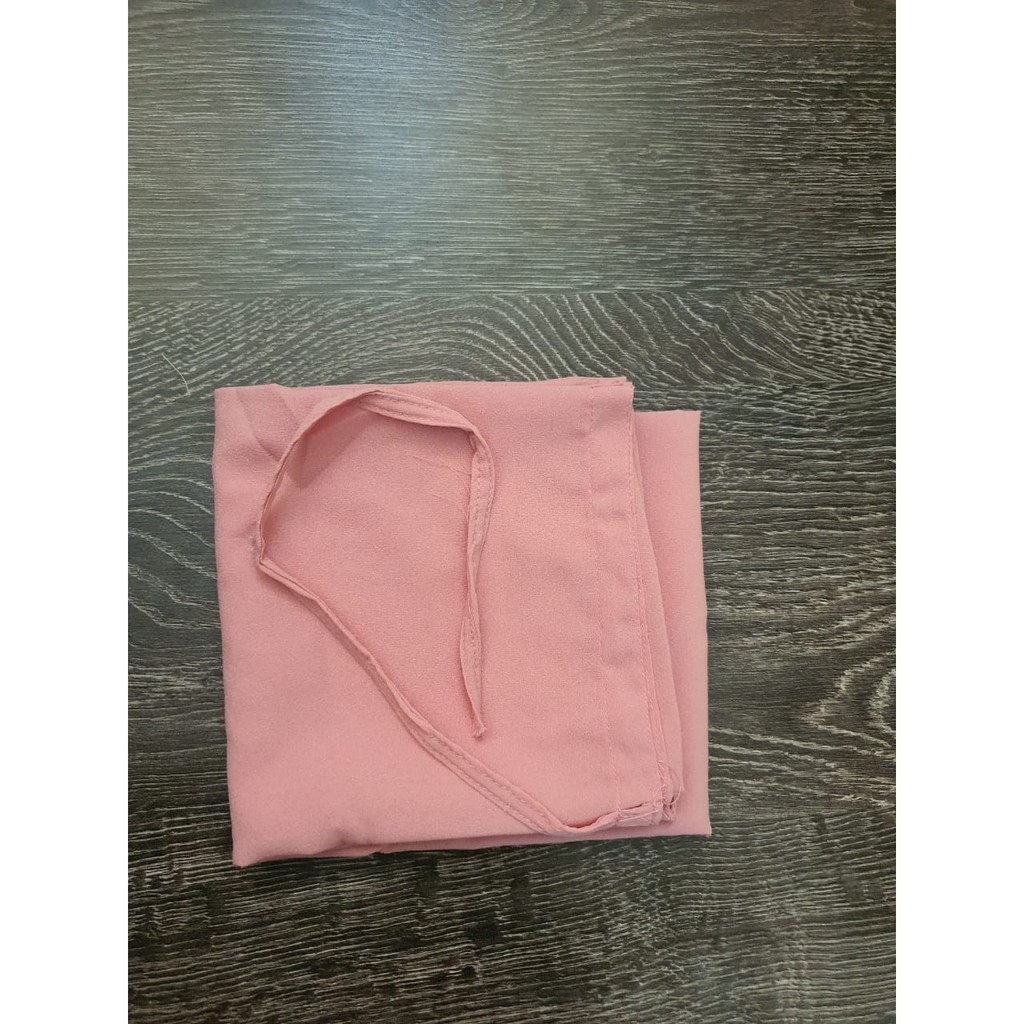 Hijab kerudung jilbab bergo instan maryam diamond-dusty pink