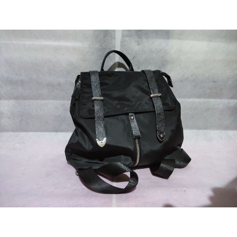 preloved tas ransel nylon tebal nilon