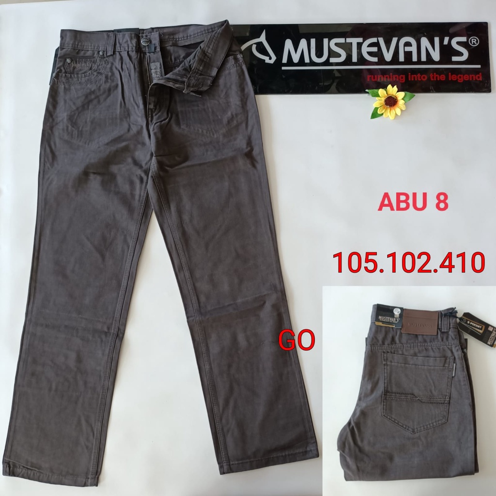 gof 28-33 MUSTEVANS CELANA POCKET Panjang Pria (Harga Promosi) Celana Casual Panjang Bahan Chinos Semi Import Halus