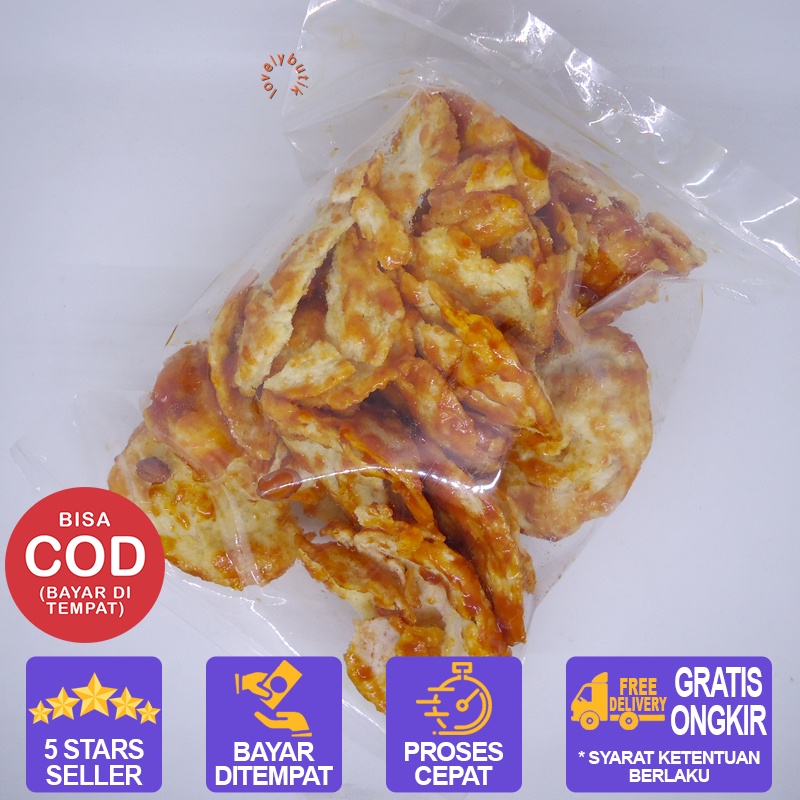 Lovelybutik - Kripik Singkong Pedas Manis 250 Gr Home Made Awas Ketagihan