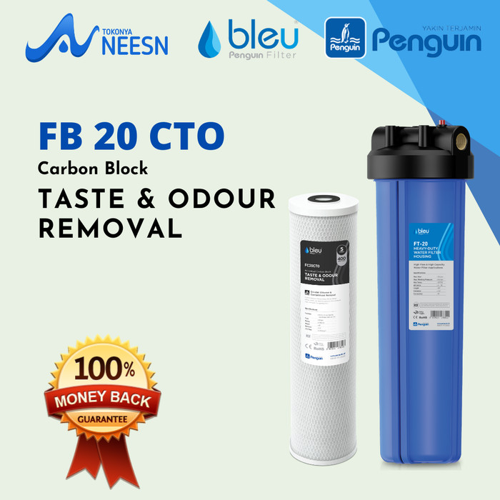 Paket Filter Air sumur/tandon/toren penguin PBF 20&quot; CTO