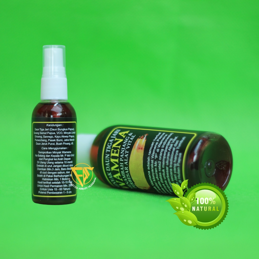 Daun tiga jari - Wamena original BPOM JAMINAN (BISA COD)Termurah Minyak Wamena Daun Tiga -JHS