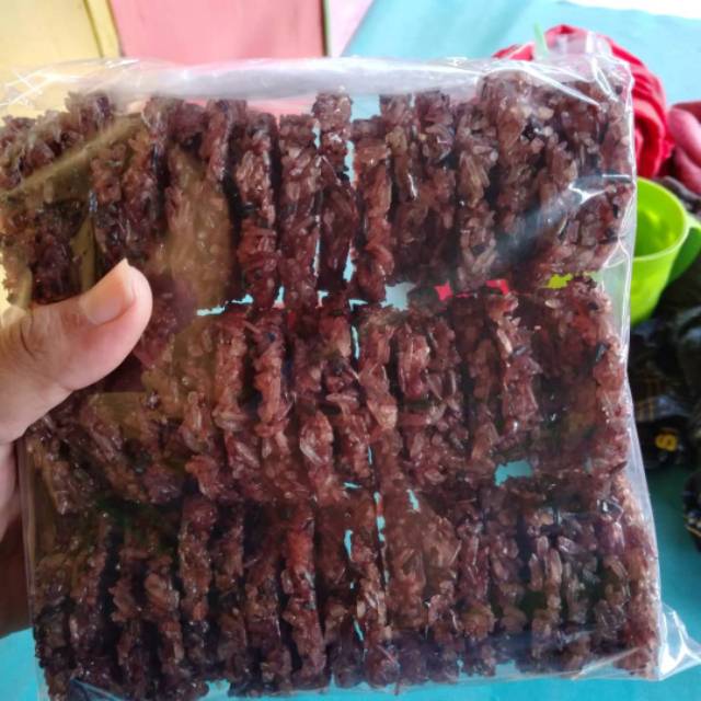 

Rengginang ketan hitam