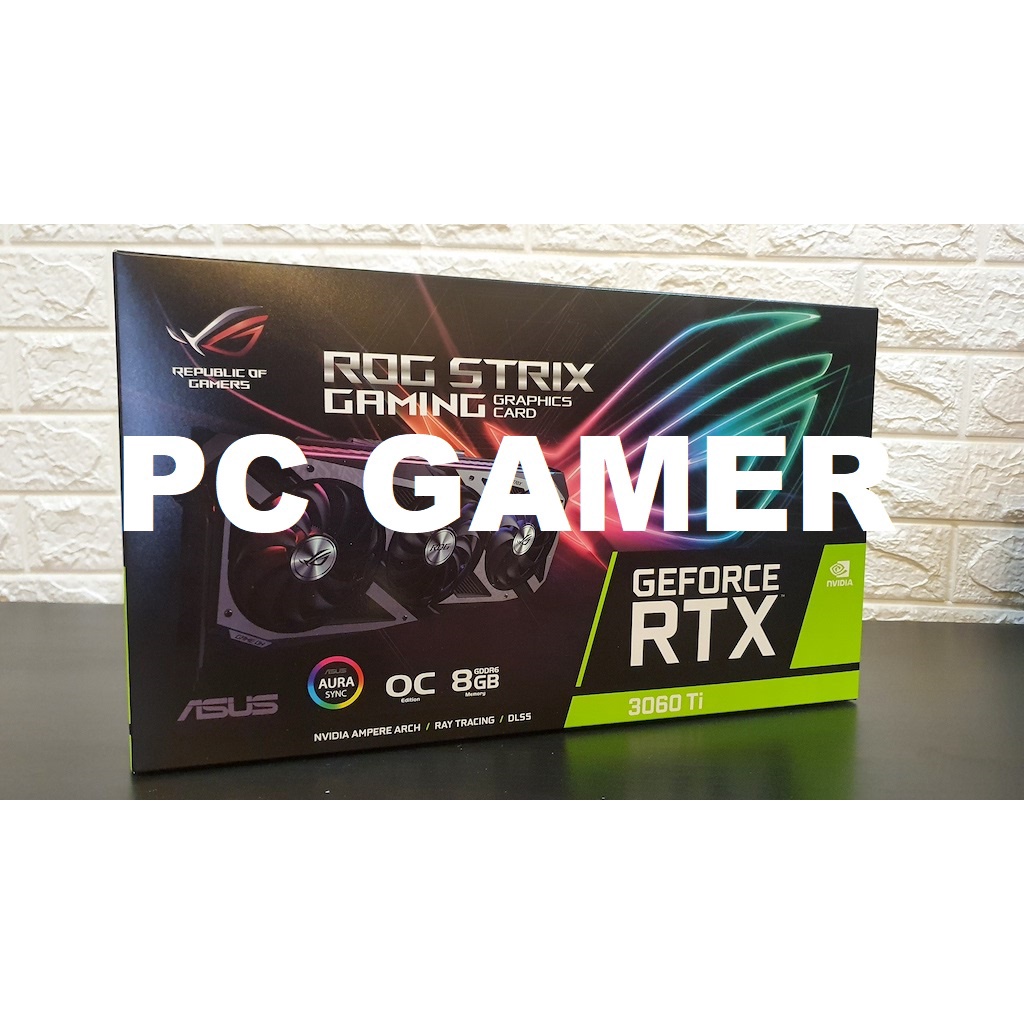 VGA ASUS ROG Strix RTX 3060 Ti Baru Garansi Resmi 3 Tahun