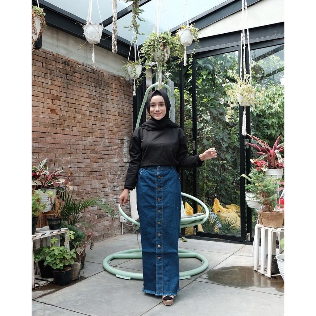 SF Zolla skirt Original Koleksi Terbaru Termurah Baju Wanita Lucu Kekinian Modis Modern Casual